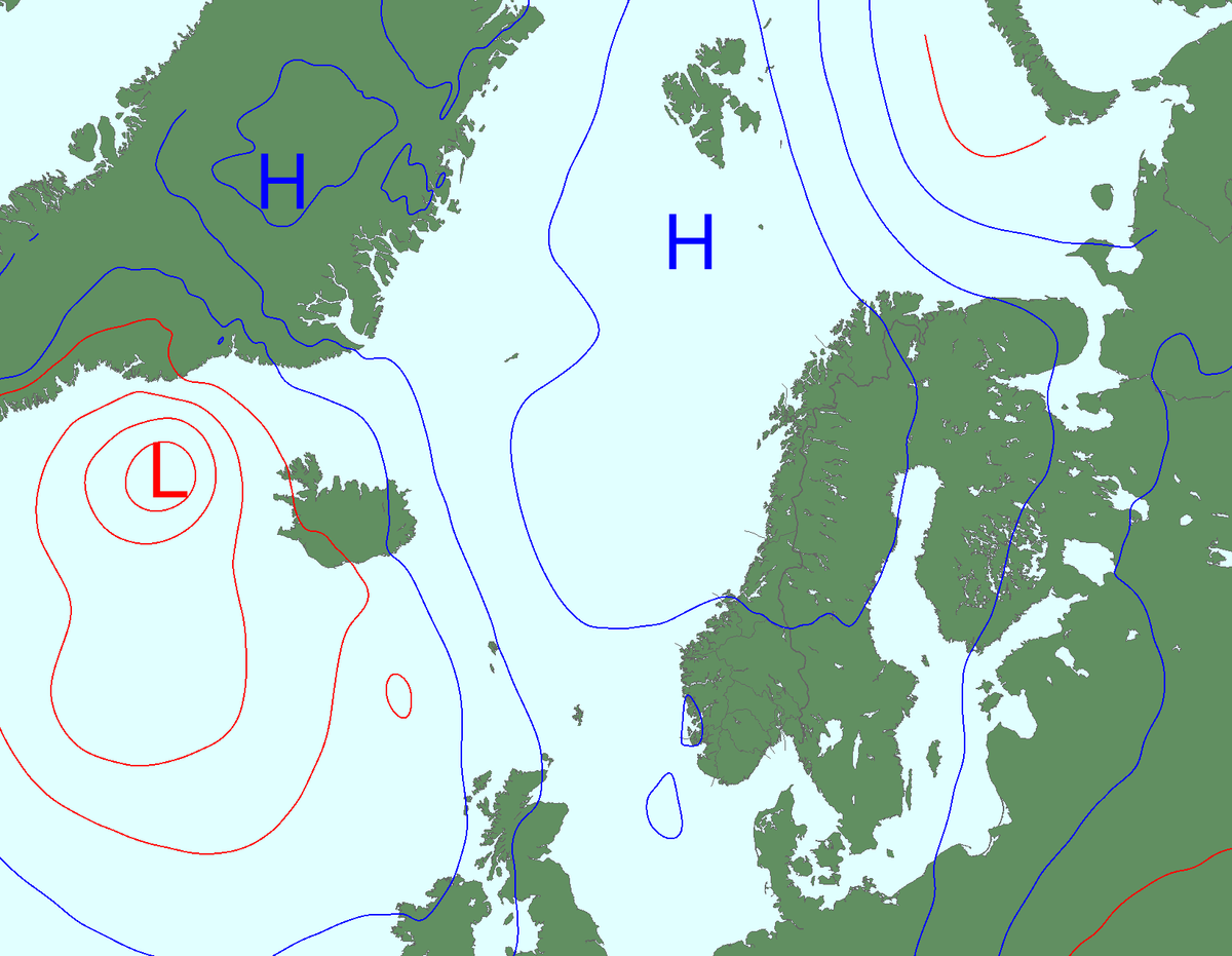 Høytrykk over Norge siste uken i august