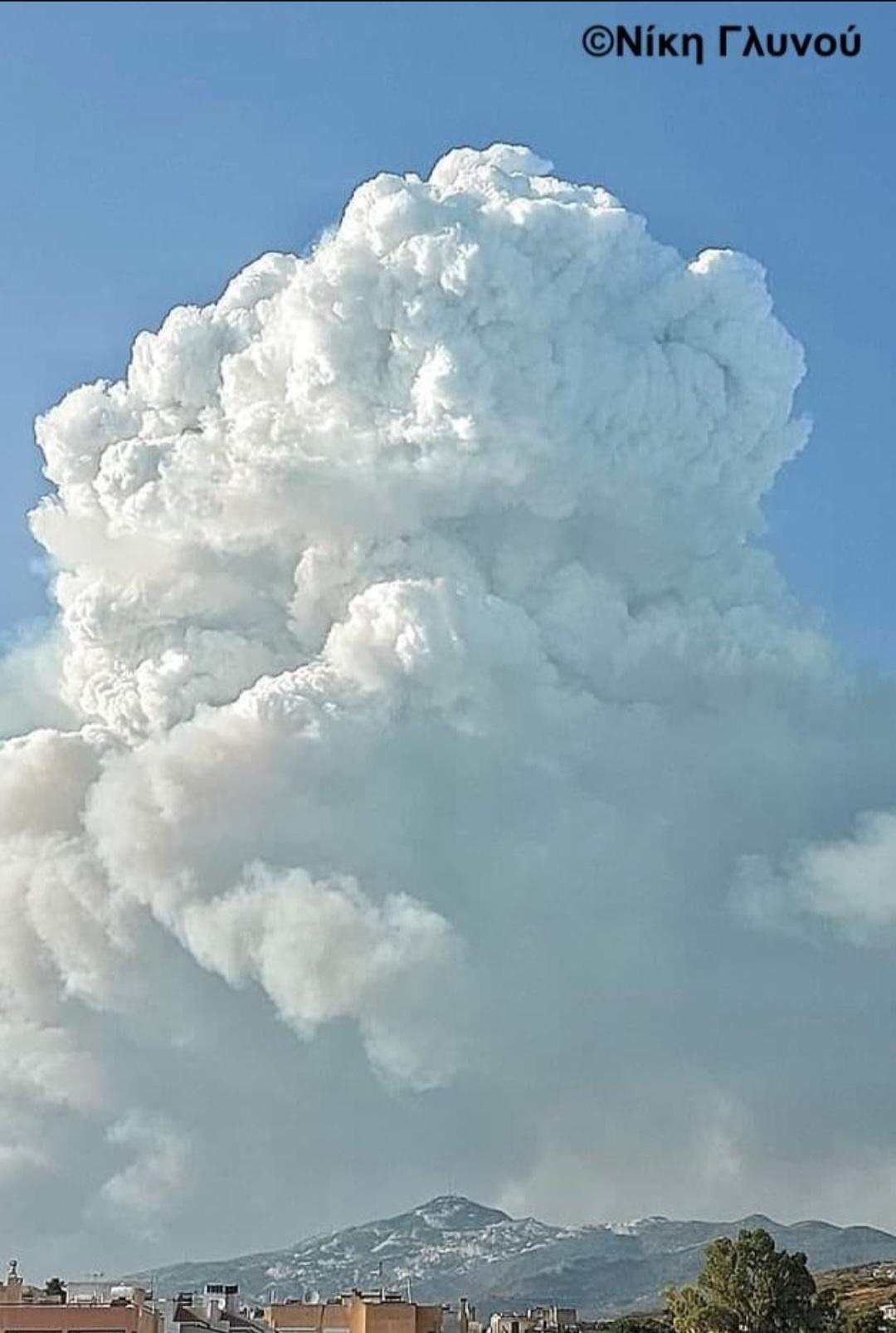 Pyrocumulonimbus over Athen (August 2025)